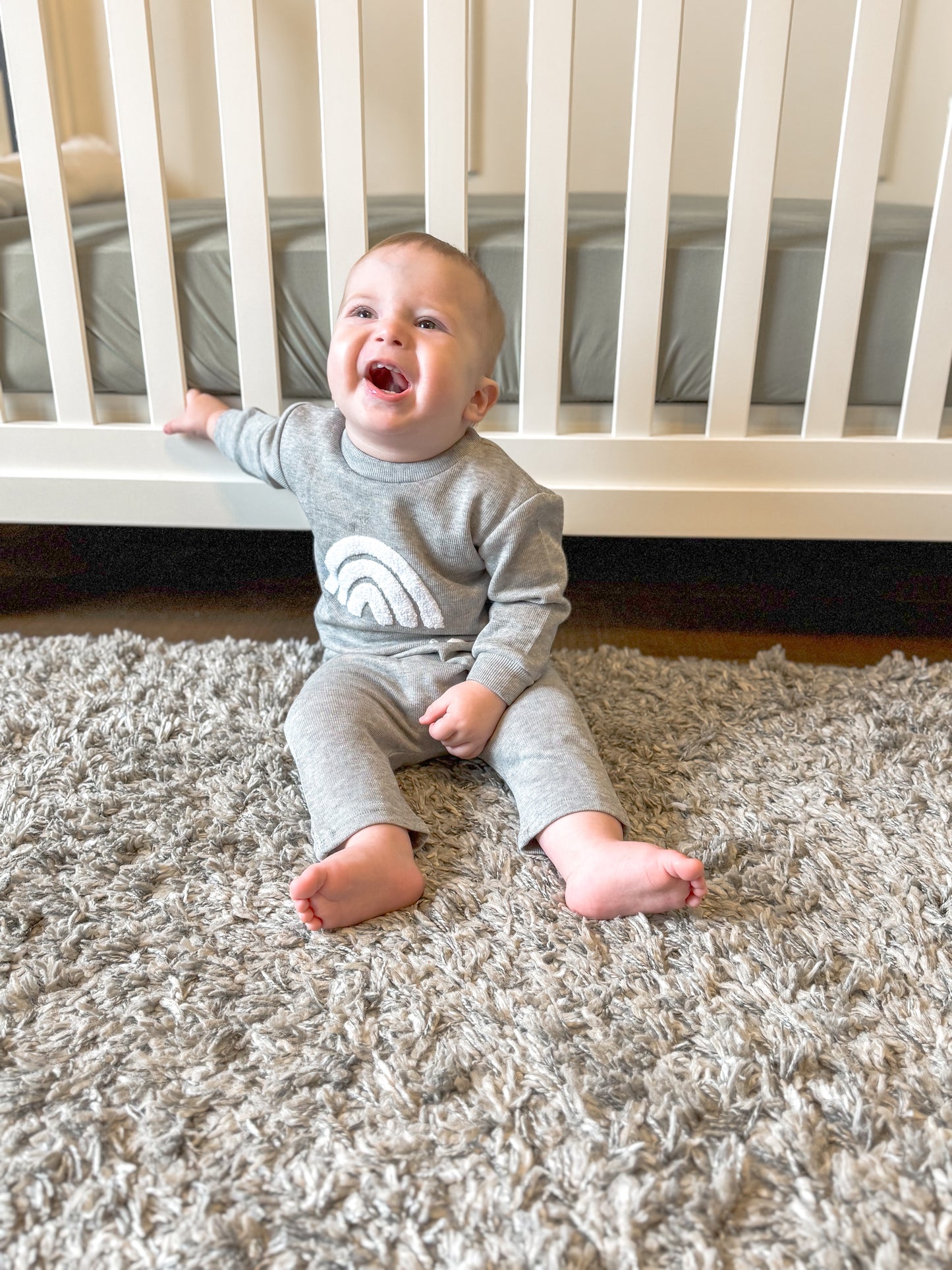 Rainbow matching tracksuit