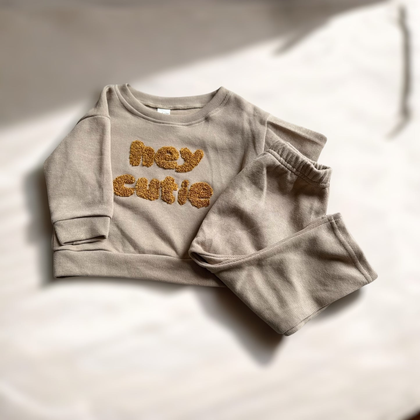 "Hey Cutie" matching tracksuit