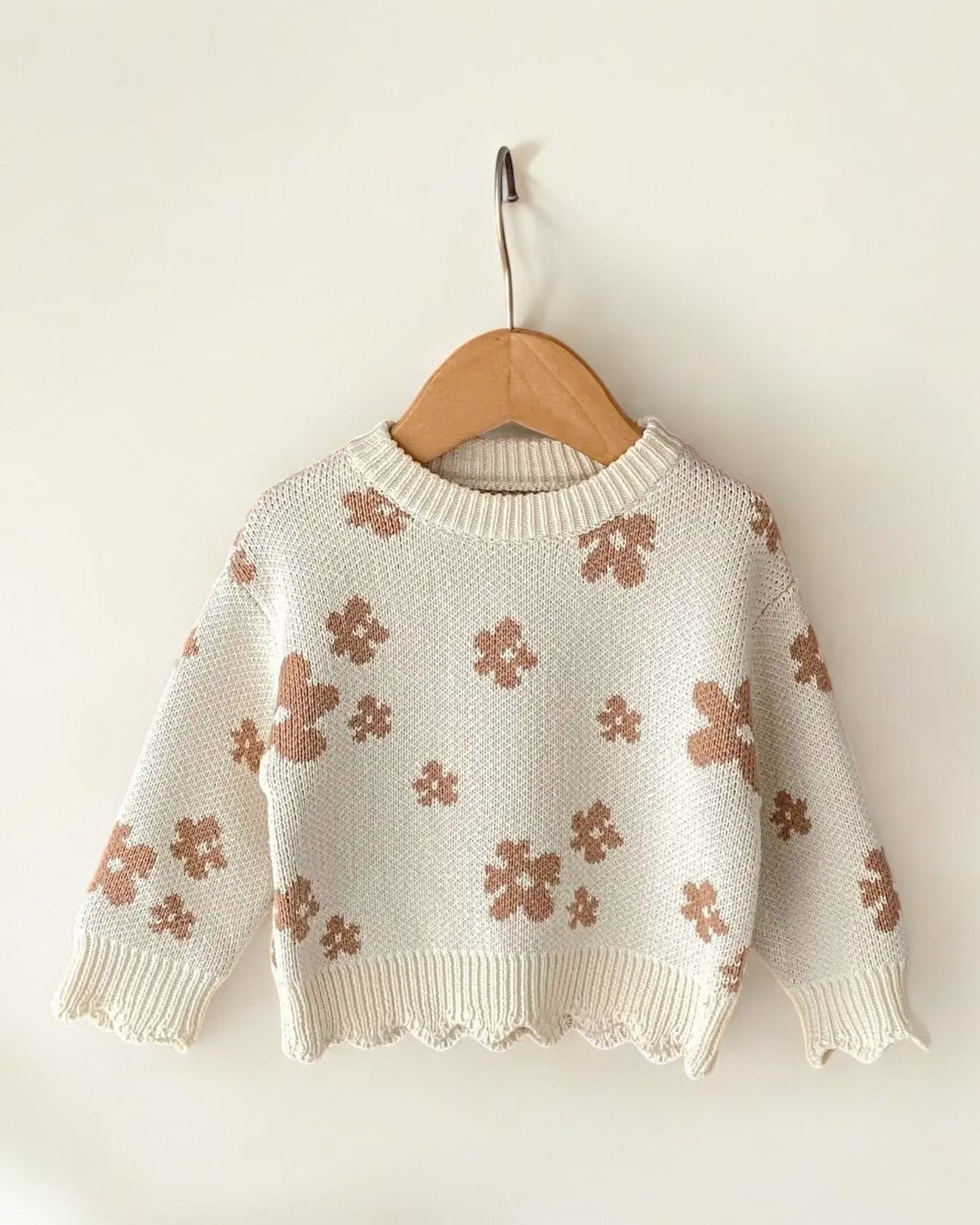 Floral Knit Sweater