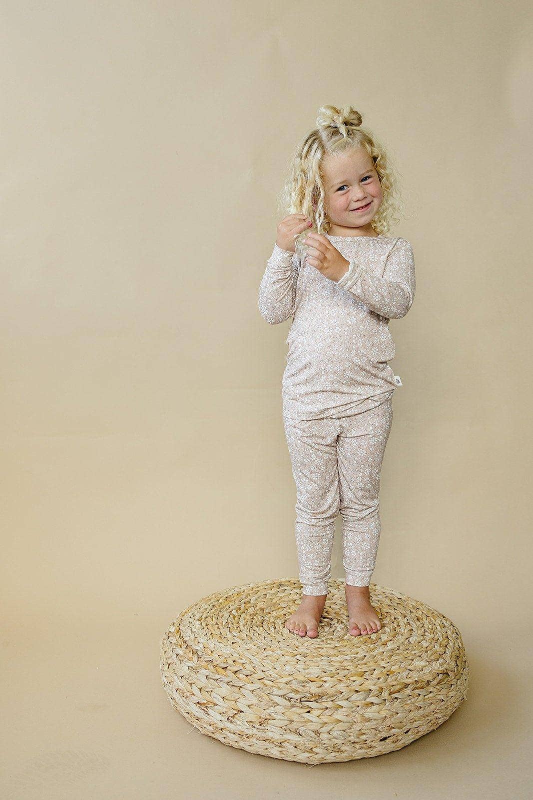Dainty Ditsy Bamboo Pajamas Set